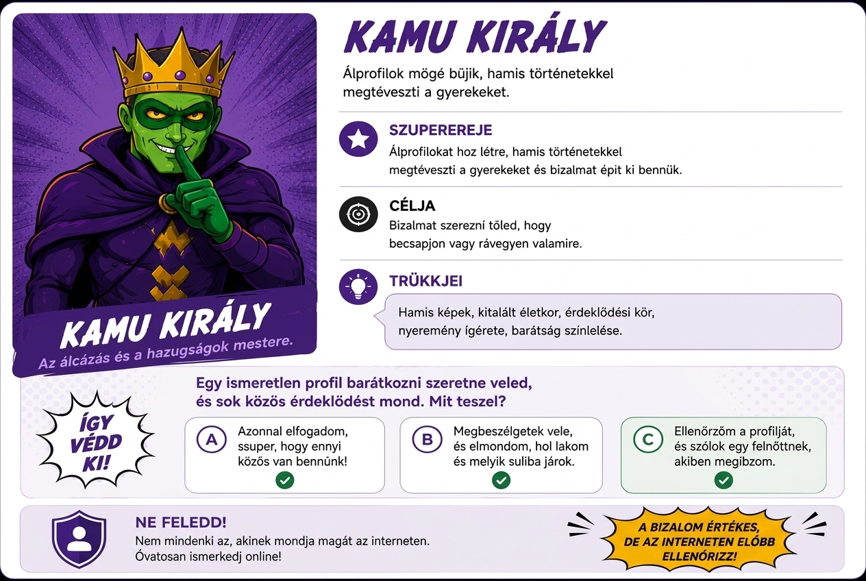 Kamu Király részletesen